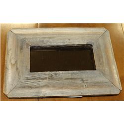 FRAMED BARNWOOD MIRROR
