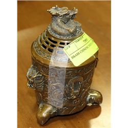 BRASS CHINESE INSENCE BURNER