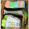 Image 1 : BOX OF DOLLAR STORE PENCILS, GEOMETRY KITS AND