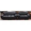 Image 1 : NEW BLACK LEATHERETTE 76" SOFA WITH 60" LOVE SEAT