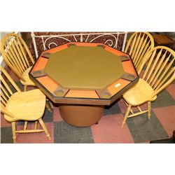 VINTAGE POKER TABLE