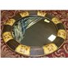 Image 1 : ROUND PAINTED MIRROR 28"