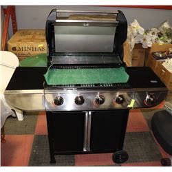 BACKYARD GRILL 4 BURNER AND SIDE BURNER BARBECUE