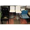 Image 1 : LOT OF 6 ASSORTED SHOWHOME CHAIRS AND BAR STOOLS