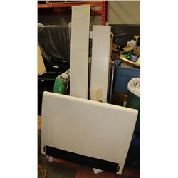 SHOWHOME SINGLE SIZE LEATHERETTE BEDFRAME