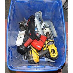 BOX OF UNCHECK POWER TOOLS AND MORE
