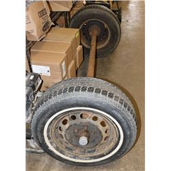 AXLE WITH TIRES