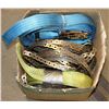 Image 1 : BOX WITH TIE DOWNS AND METAL STRAPPING