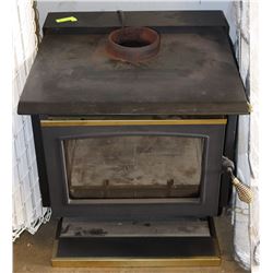 WOOD STOVE WITH ELECTRIC FAN
