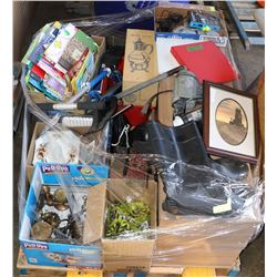 PALLET OF UNCLAIMED MERCHANDISE