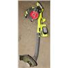 Image 1 : RYOBI LOT INCLUDING WEED EATER, SKILSAW, CHARGER