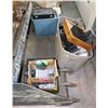 Image 1 : BOBCAT BUCKET FILLED WITH ASSORTED MERCHANDISE