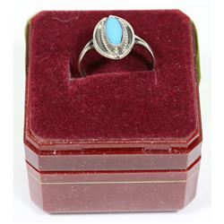 STERLING SILVER .925 STAMPED RING SIZE 5.5 WITH