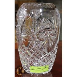 PINWHEEL CRYSTAL VASE