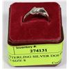 Image 1 : .925 STERLING SILVER DOLPHIN RING SIZE 8