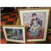 Image 1 : PAIR OF GOLD TONE FRAMED PICTURES