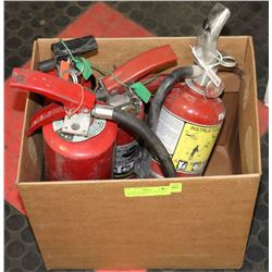LOT OF 4 CHARGED 5LB ABC FIRE EXTINGUISHERS