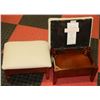 Image 1 : 2 FOOT STOOLS WITH STORAGE.