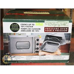 NEW IN BOX STAINLESS STEEL WOLFGANG PUCK PRESSURE