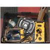 Image 1 : LARGE ESTATE CRATE OF TOOLS INCLUDES DEWALT DRILL