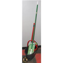 VILEDA SPIN MOP WITH FOOT PEDAL PAIL &