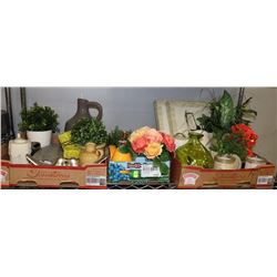 3 ASSORTED FLATS OF SHOWHOME MISC.