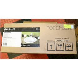 NEW BAUMAN ROUND DROP IN SINK