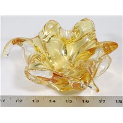 CHALET YELLOW DECORATIVE BOWL.