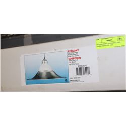 NEW HANGING PENDANT LAMP - MARBLED GLASS AND