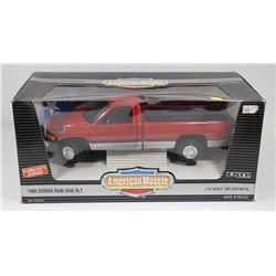 AMERICAN MUSCLE 1995 RED DODGE RAM 2500 SLT 1:18