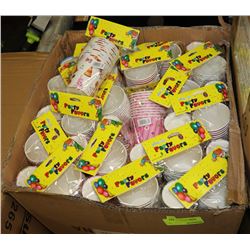 CASE OF PARTY FAVOUR CUPS