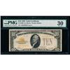 Image 1 : 1928 $10 Gold Certificate PMG 30