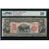 Image 1 : 1901 $10 Bison Legal Tender Note PMG 20