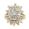 Image 1 : 14KT Two Tone Gold 1.50ctw Diamond Ring