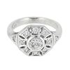 Image 1 : Platinum 0.91ctw Diamond Ring