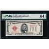 Image 1 : 1928E $5 Legal Tender Note PMG 64EPQ