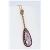 Image 3 : Levian 14KT Rose Gold Amethyst and Diamond Pendant with Chain