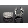 Image 4 : 18KT White Gold 3.30ctw Diamond Earrings