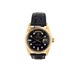 Rolex President 18KT Yellow Gold Day Date Mens Wristwatch