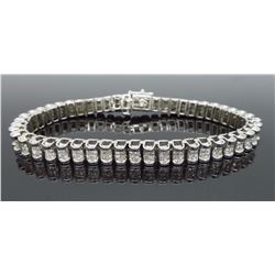 14KT White Gold 6.00ctw Diamond Bracelet