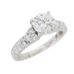 14KT White Gold 1.34ctw Diamond Ring