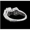 Image 4 : 1.37 ctw Diamond Ring - 18KT White Gold