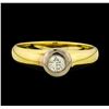 Image 2 : 0.30 ctw Diamond Ring - 14KT Yellow and White Gold