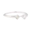 Image 1 : 0.36 ctw Diamond Ring - 14KT White Gold