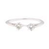 Image 2 : 0.36 ctw Diamond Ring - 14KT White Gold