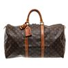 Image 1 : Louis Vuitton Monogram Canvas Leather Keepall 50 cm Duffle Bag Luggage