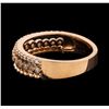 Image 3 : 0.46 ctw Diamond Ring - 14KT Rose Gold