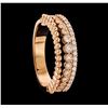 Image 4 : 0.46 ctw Diamond Ring - 14KT Rose Gold