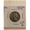 1952 Washington Silver Quarter Dollar Nice Early US Coin