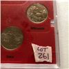 Image 2 : 2004 Denver Mint Complete State Quarters Set MI FL TX IA WI in Hard Display